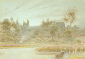 Cattedrale di Peterborough da Albert Goodwin